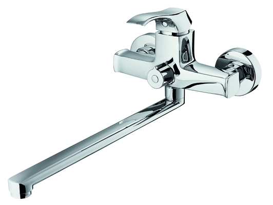 OEM लंबी पहुंच दीवार माउंट टब नल (बाथटब मिक्सर नल सुरुचिपूर्ण)