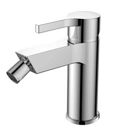 184mm हाई 160mm लॉन्ग बिडेट मिक्सर टैप डेक माउंटेड बेसिन टैप्स