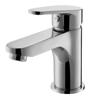 सिंगल लीवर बाथरूम मिक्सर टैप 40 सेमी ठंडे गर्म पानी 3/8 इंच होसेस के साथ